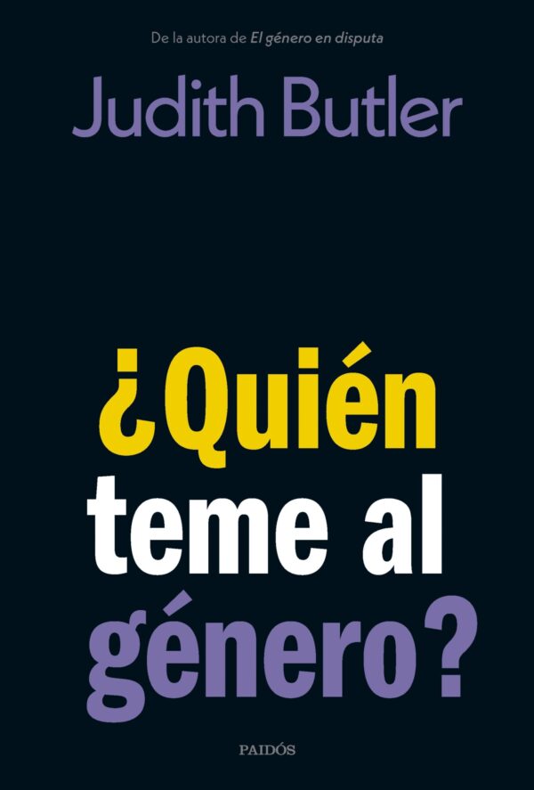 ¿Quien teme al genero?