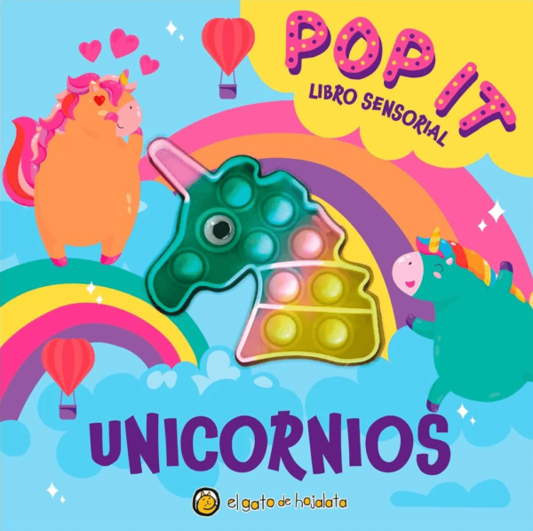 Pop It Libro Sensorial - Unicornios