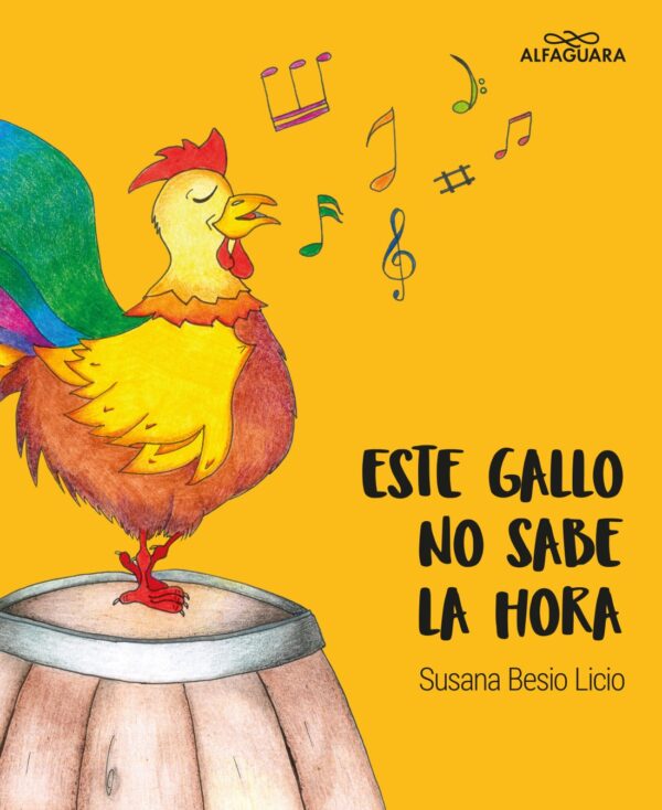 Este gallo no sabe la hora