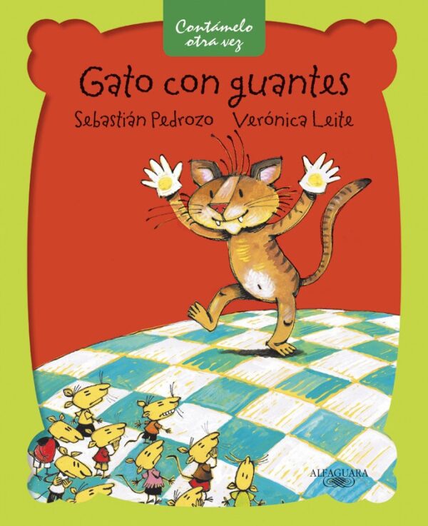 Gato con guantes