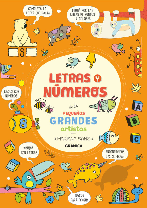 Letras y numeros de los pequeños grandes artistas