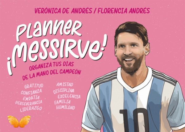 Planner ¡Messirve! - Tapa rosa