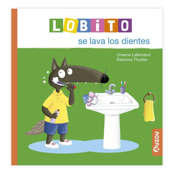 Lobito se cepilla los dientes