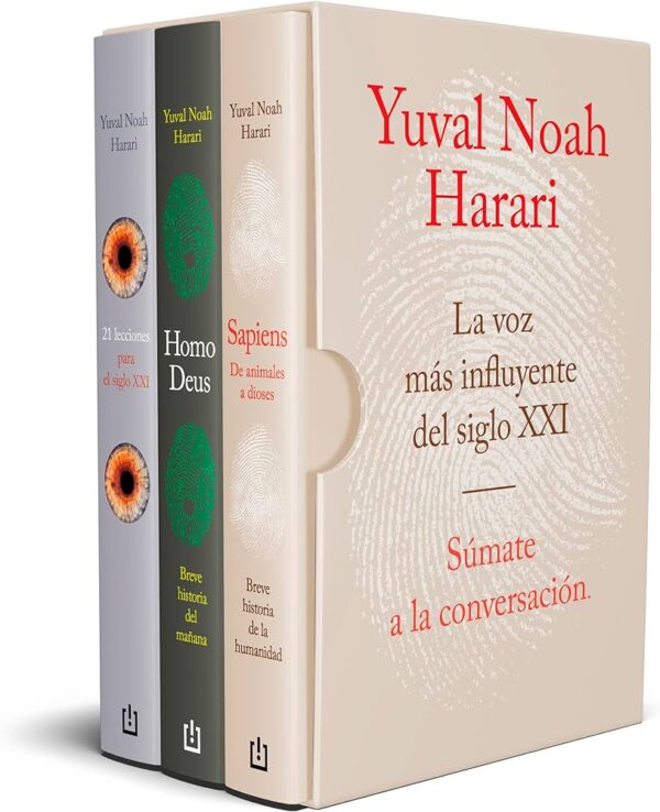 Estuche Harari (Sapiens + Homo Deus + 21 lecciones)