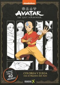 Avatar The Las Airbender. Colorea y juega con el maesto del aire