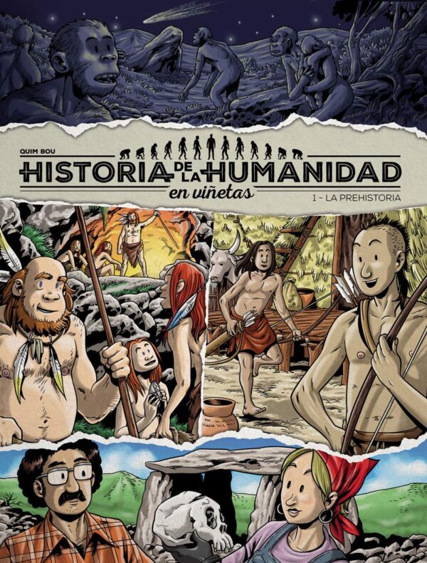 Historia de la humanidad en viñetas 1: La Prehistoria