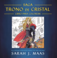 Trono de cristal: Libro para colorear