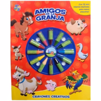 Crayones Creativos - Amigos en la granja