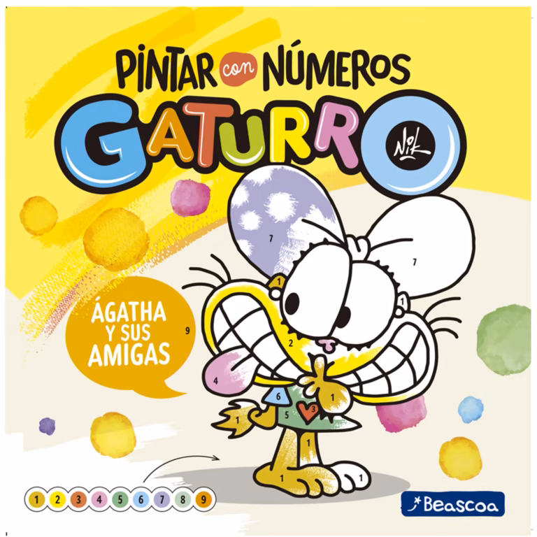 Pintar con numeros: Gaturro - Agatha y sus amigas