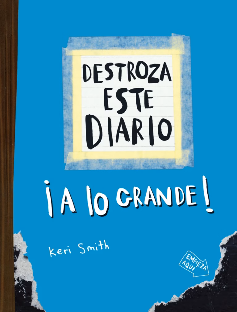 Destroza este diario. A lo grande - Azul flúo
